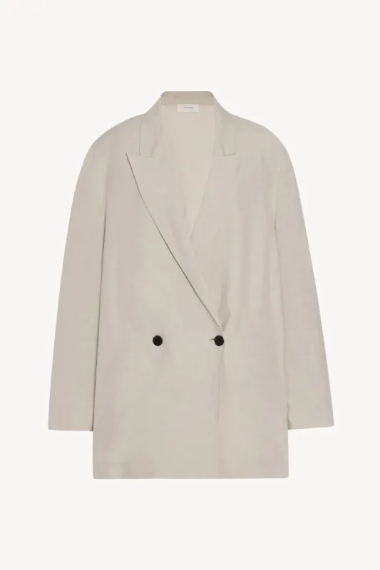 Nat Jacket in Silk and Linen sold by The Row