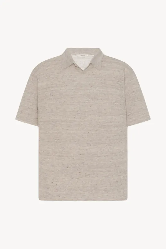 Reggie Top in Cotton and Linen sold by The Row