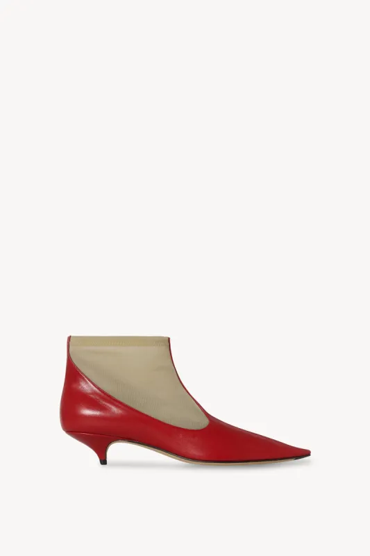 Mesh Bootie in Nylon and Leather sold by The Row