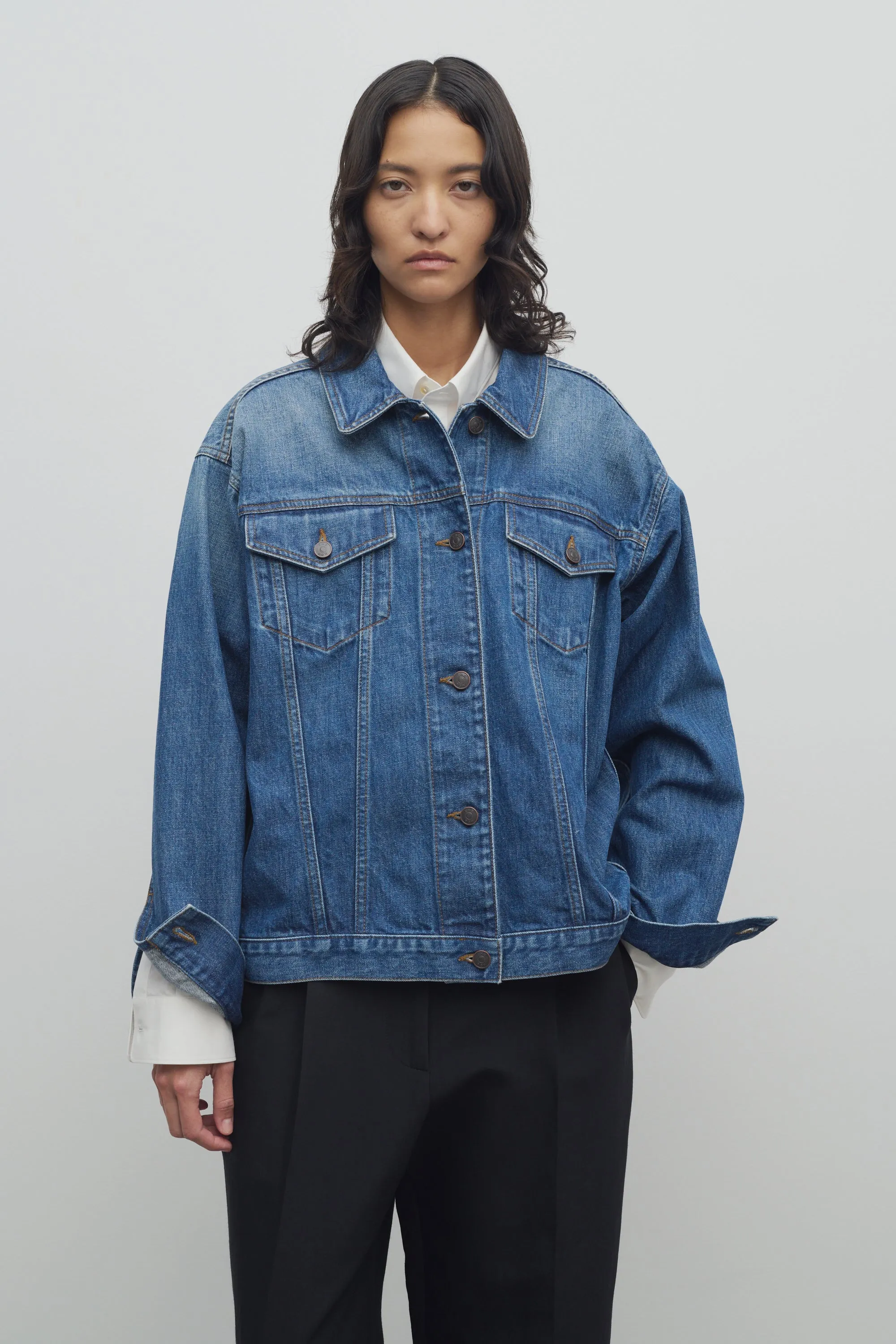 Sebilia Jacket in Cotton sold by The Row product image thumbnail 3