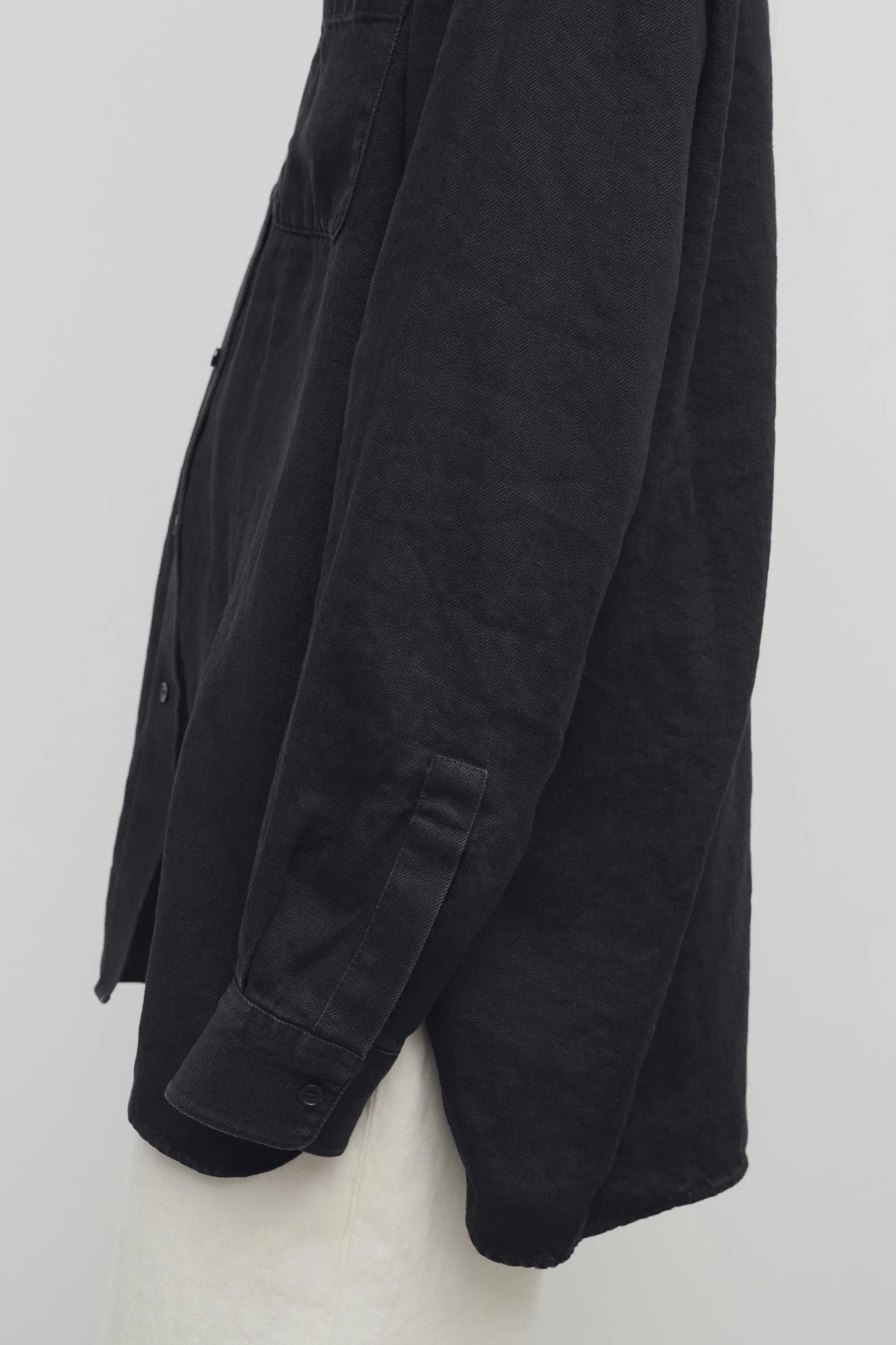 Nesson Shirt in Linen sold by The Row product image thumbnail 4