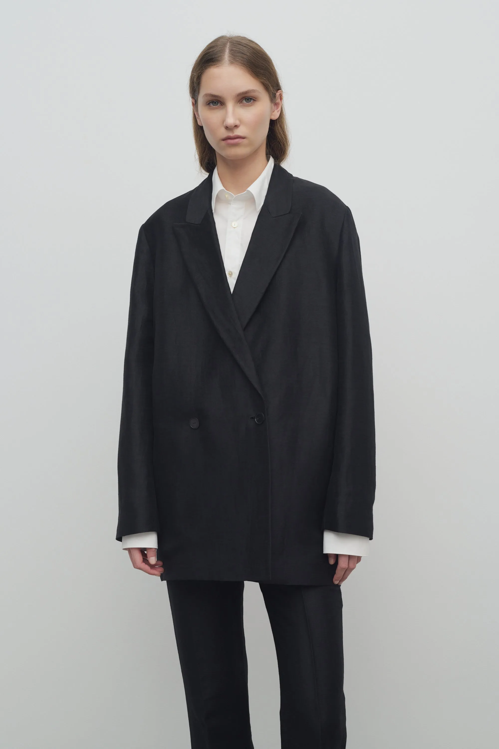 Nat Jacket in Linen sold by The Row product image thumbnail 3