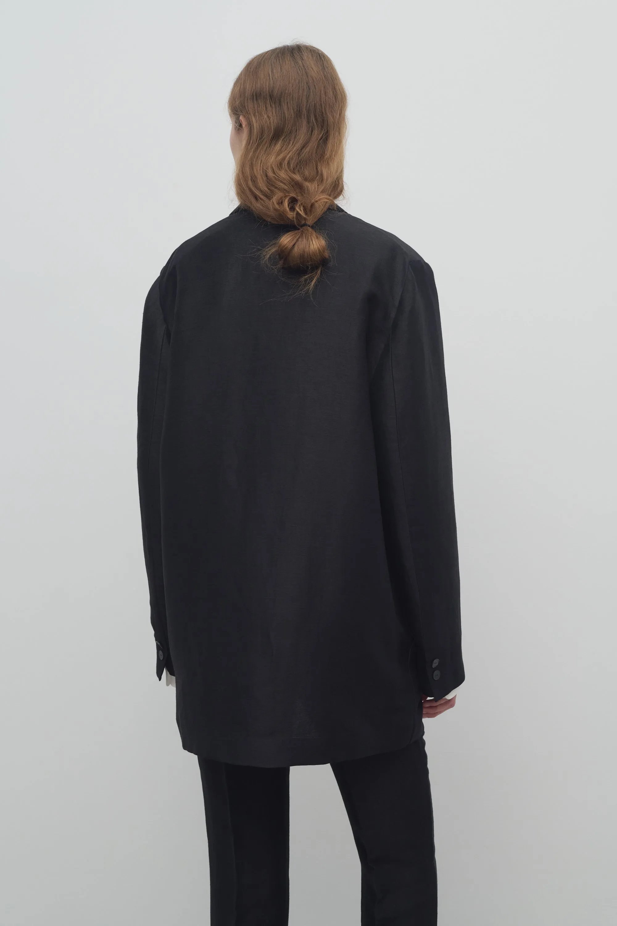 Nat Jacket in Linen sold by The Row product image thumbnail 5