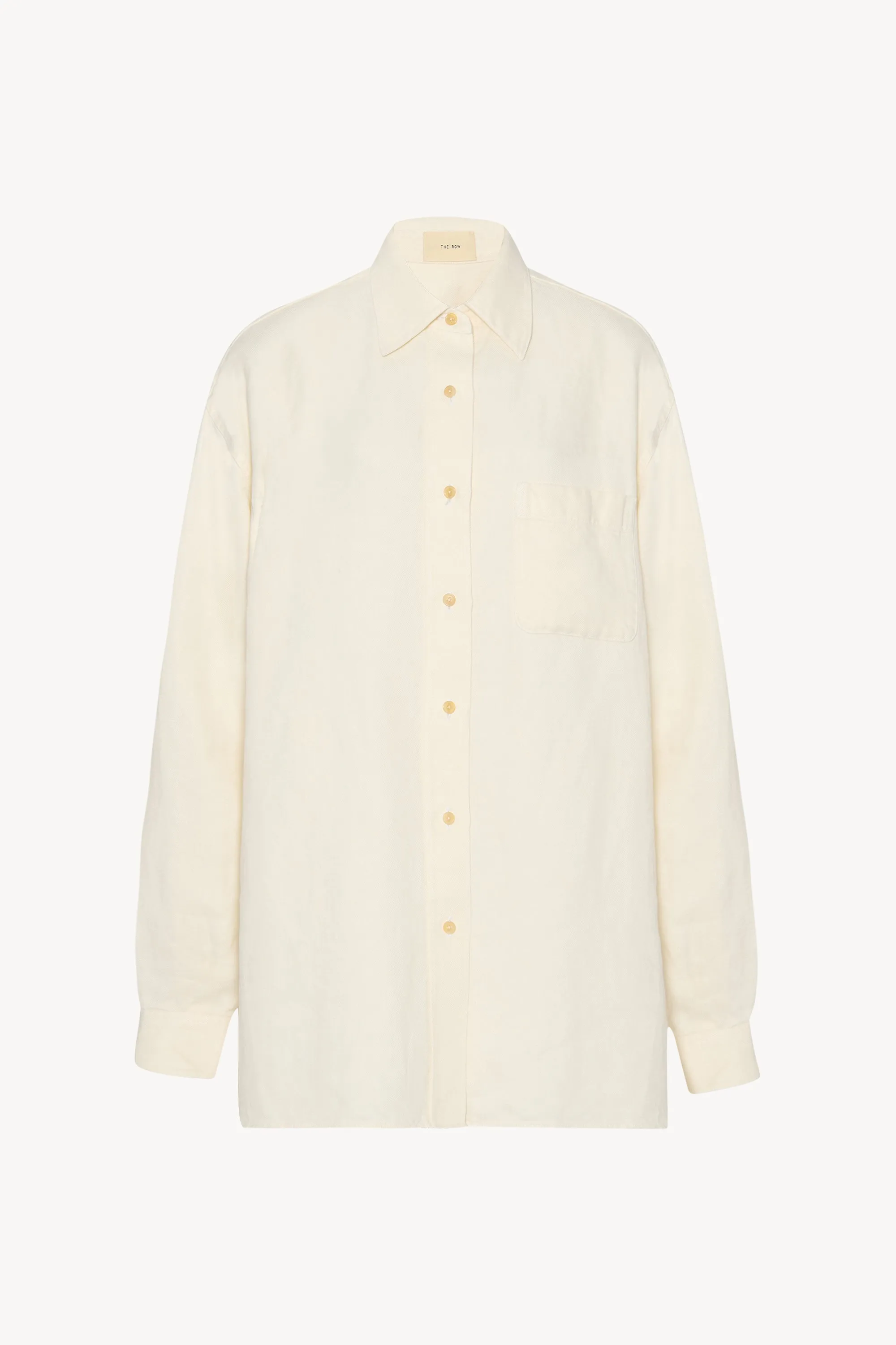 Nesson Shirt in Linen sold by The Row