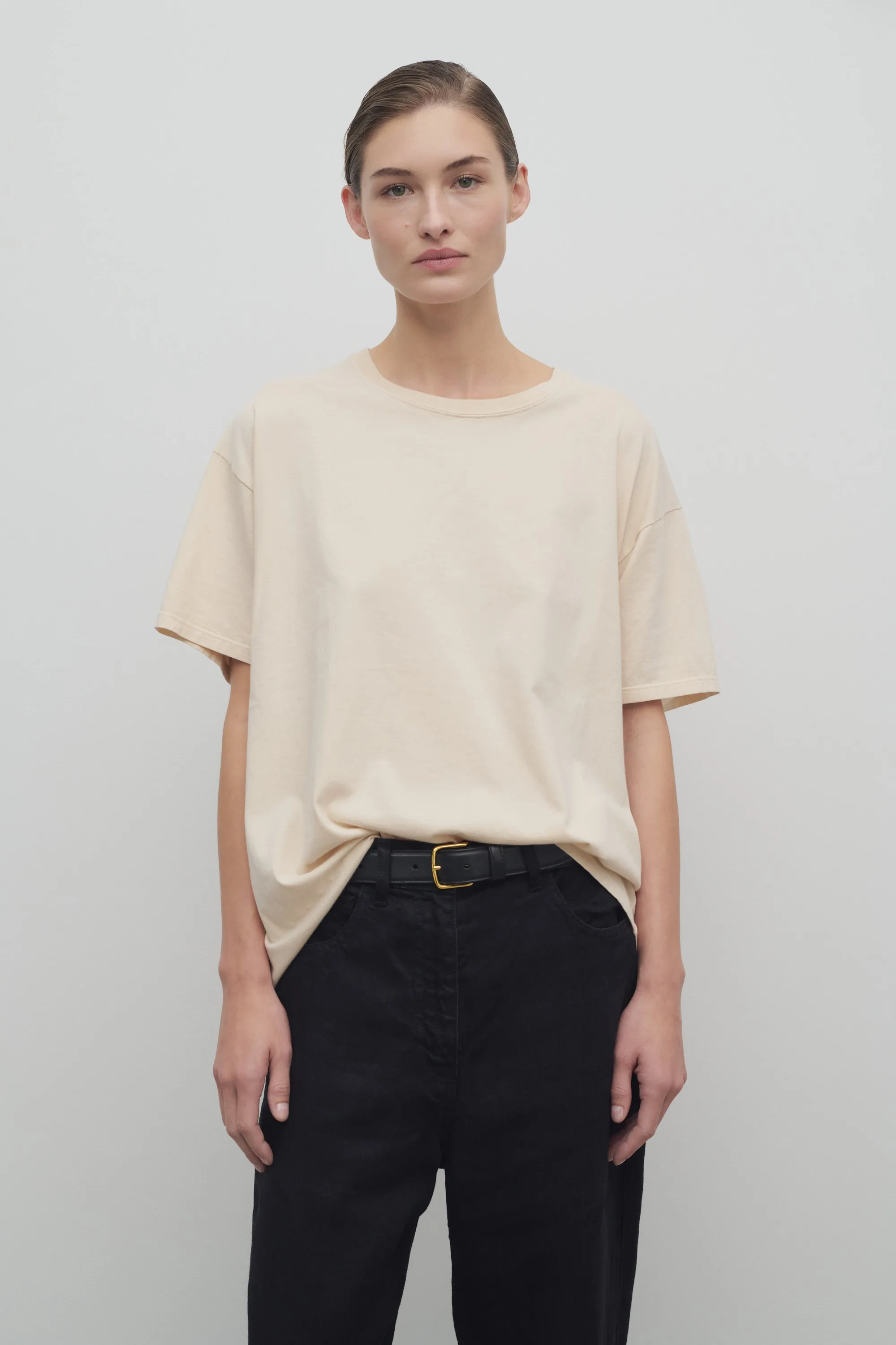 Nadina T-Shirt in Cotton sold by The Row product image thumbnail 3