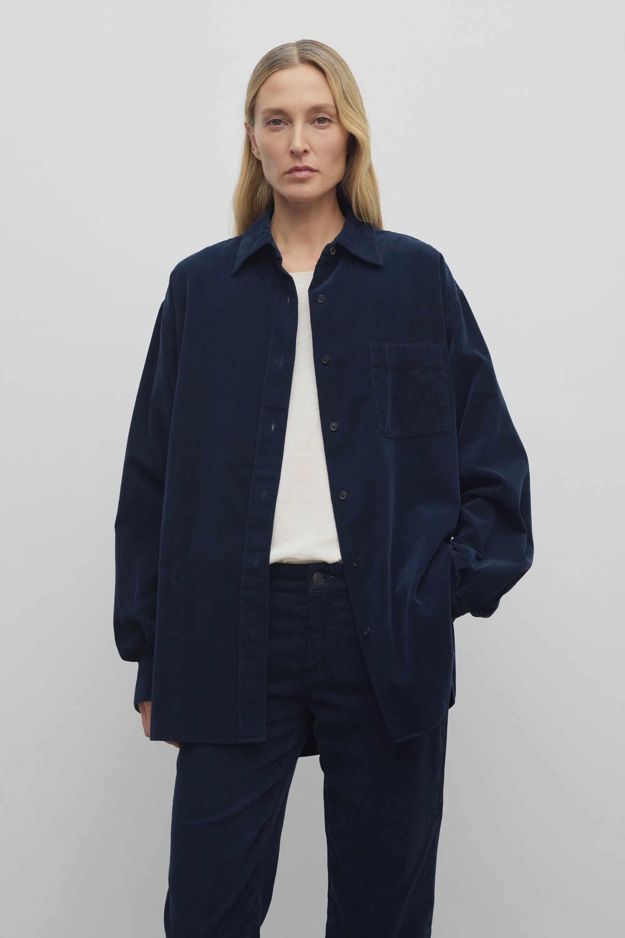 Nesson Shirt in Corduroy sold by The Row product image thumbnail 3