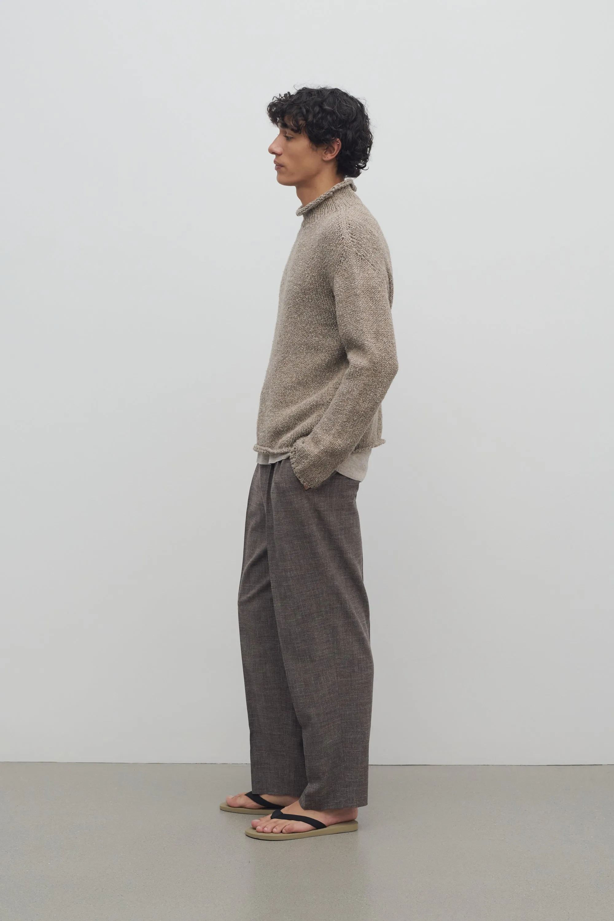 Silas Pant in Silk, Linen, and Virgin Wool sold by The Row product image thumbnail 4