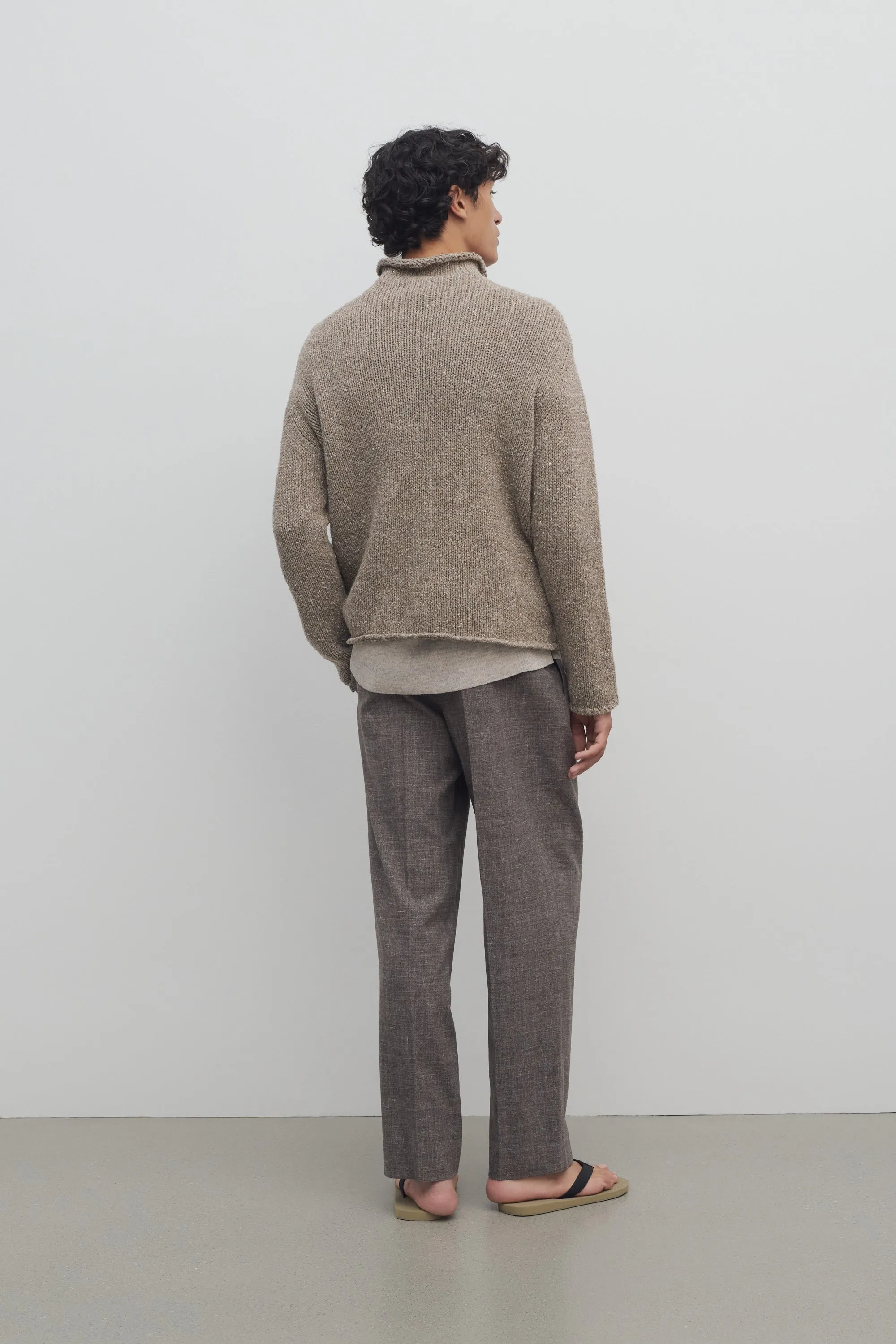 Silas Pant in Silk, Linen, and Virgin Wool sold by The Row product image thumbnail 5