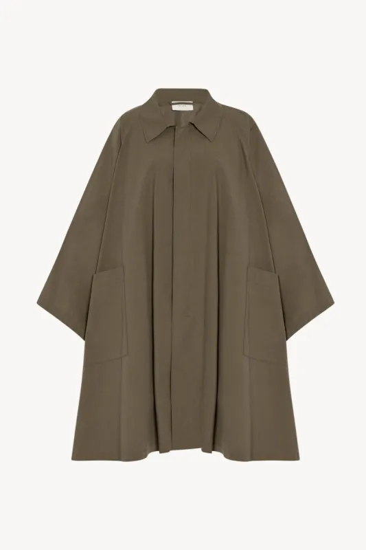 Leins Coat in Cotton sold by The Row