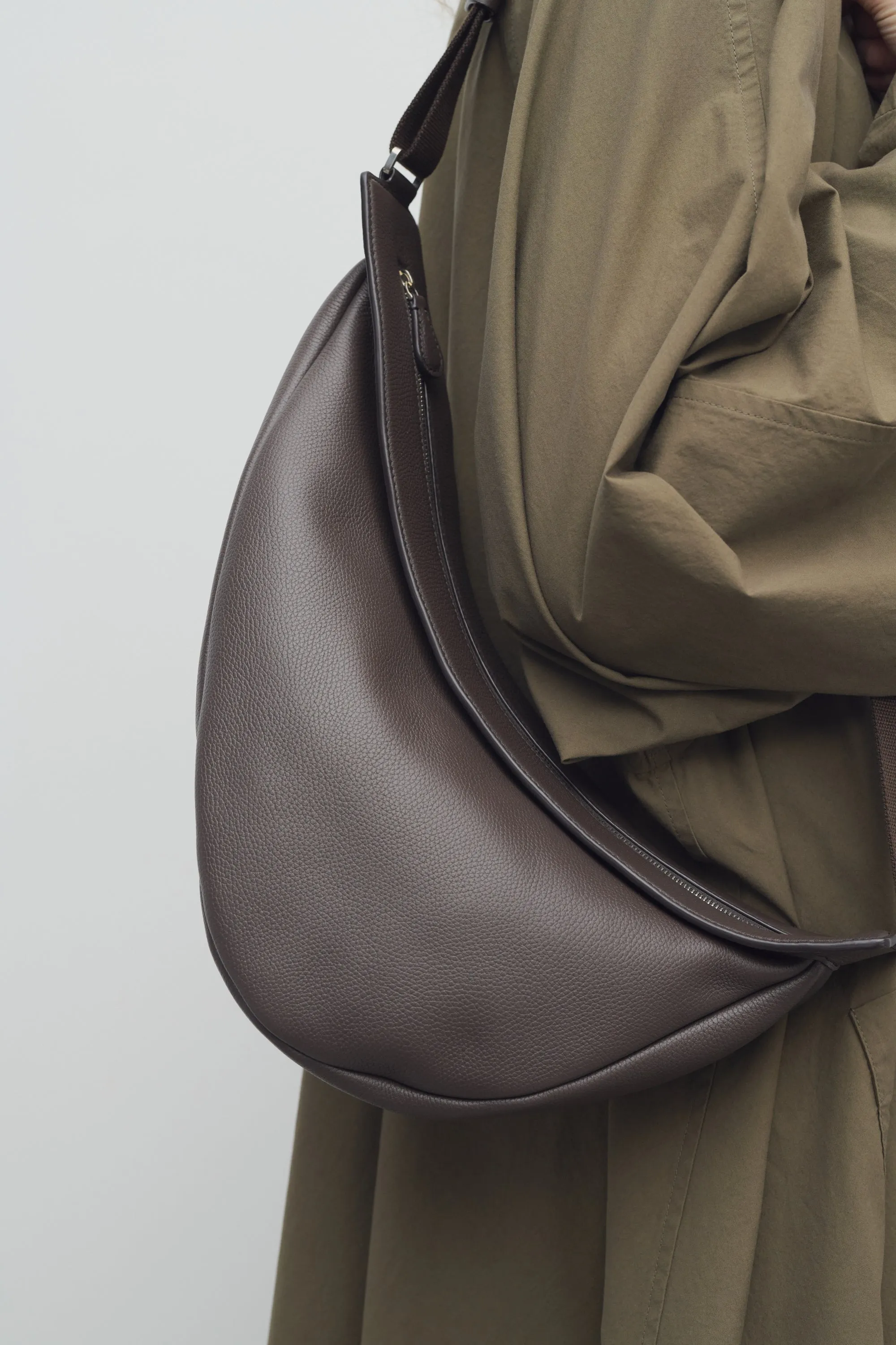 Large Slouchy Banana Bag in Leather sold by The Row product image thumbnail 4