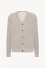 Leopold Cardigan in Cotton and Linen sold by The Row