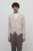 Leopold Cardigan in Cotton and Linen sold by The Row