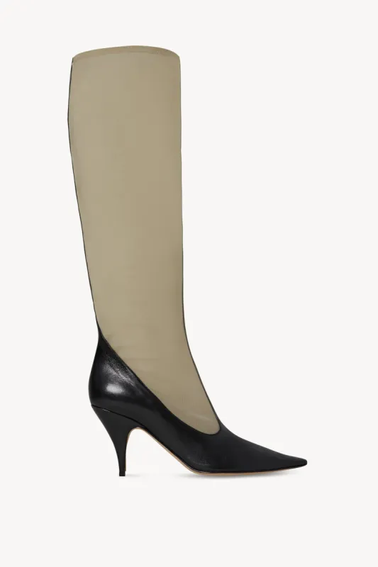 Mesh Boot in Nylon and Leather sold by The Row