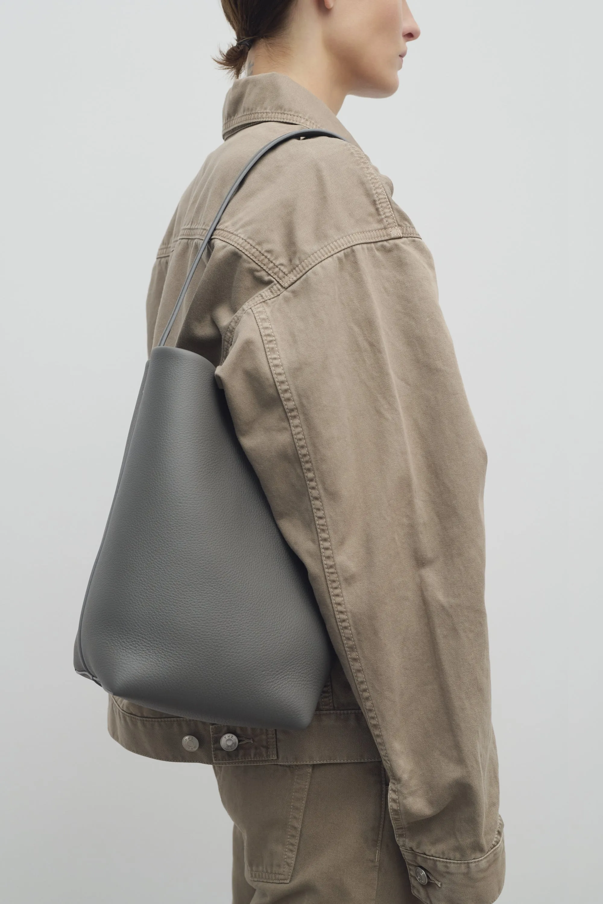 Medium N/S Park Tote Bag in Leather sold by The Row product image thumbnail 4
