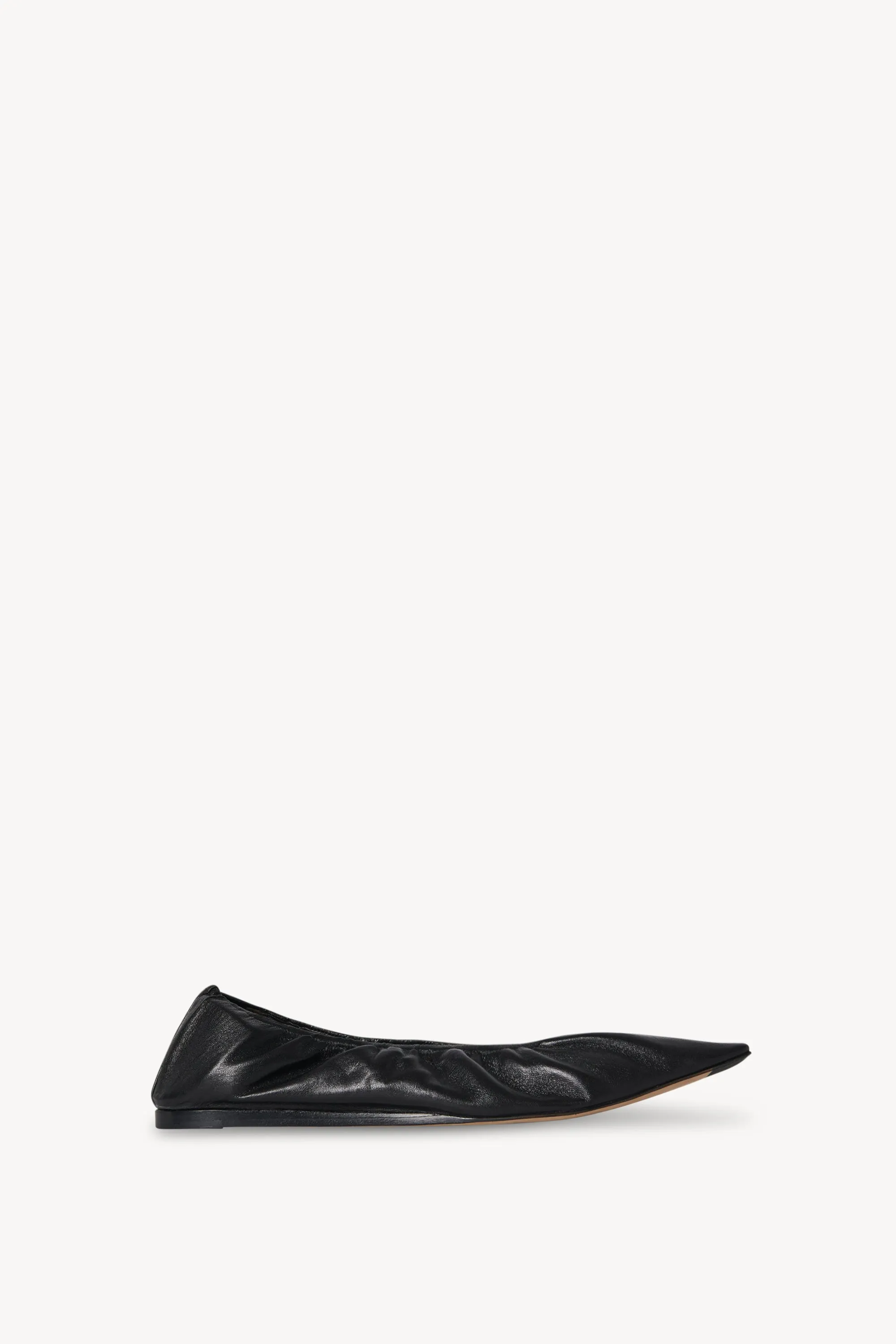 Liisa Flat Shoe in Leather sold by The Row