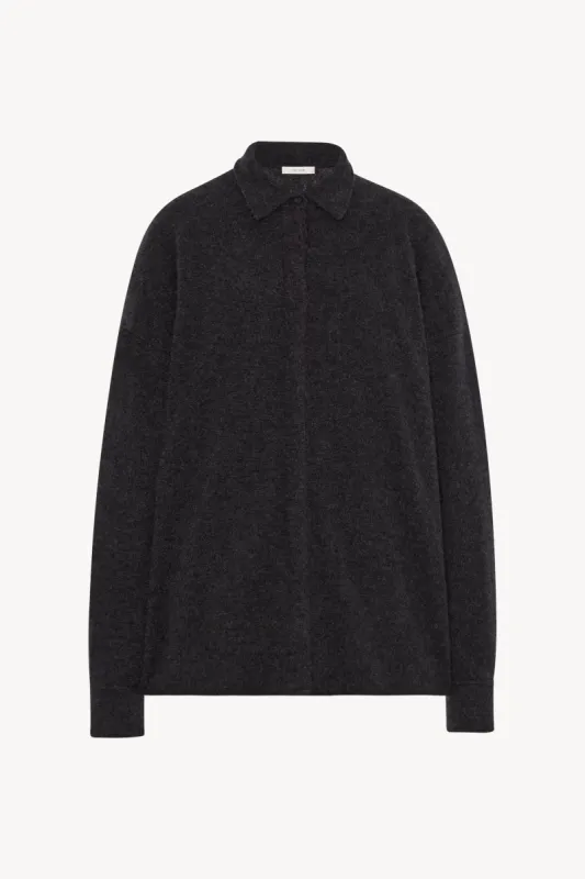 Janak Top in Silk, Cashmere, and Cotton sold by The Row