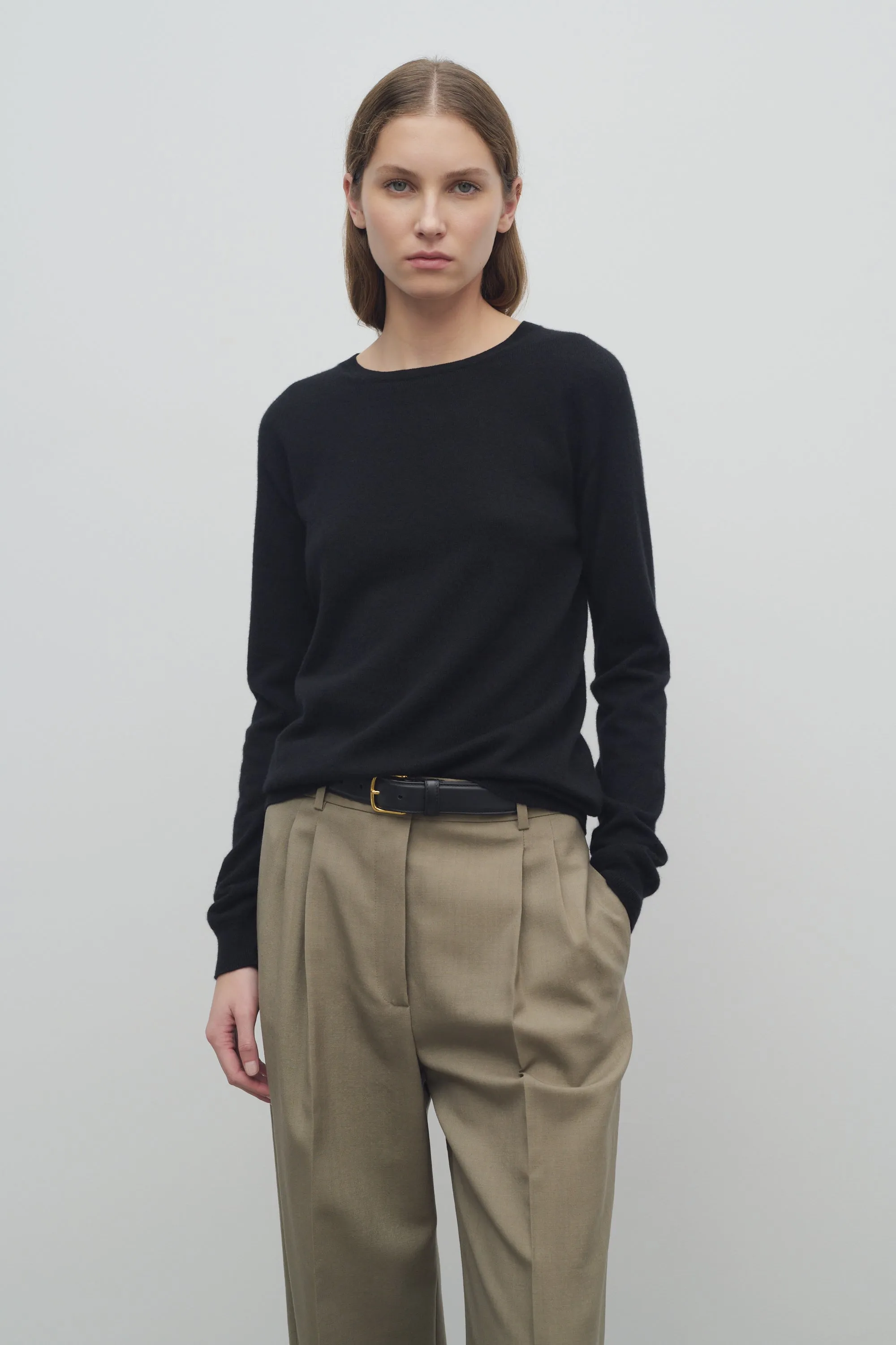 Jazor Sweater in Cashmere sold by The Row product image thumbnail 3