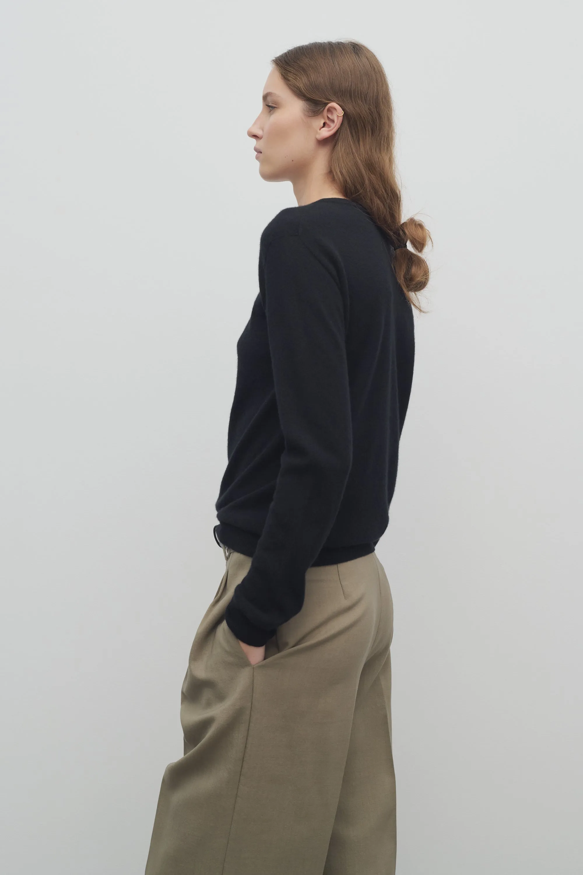 Jazor Sweater in Cashmere sold by The Row product image thumbnail 4