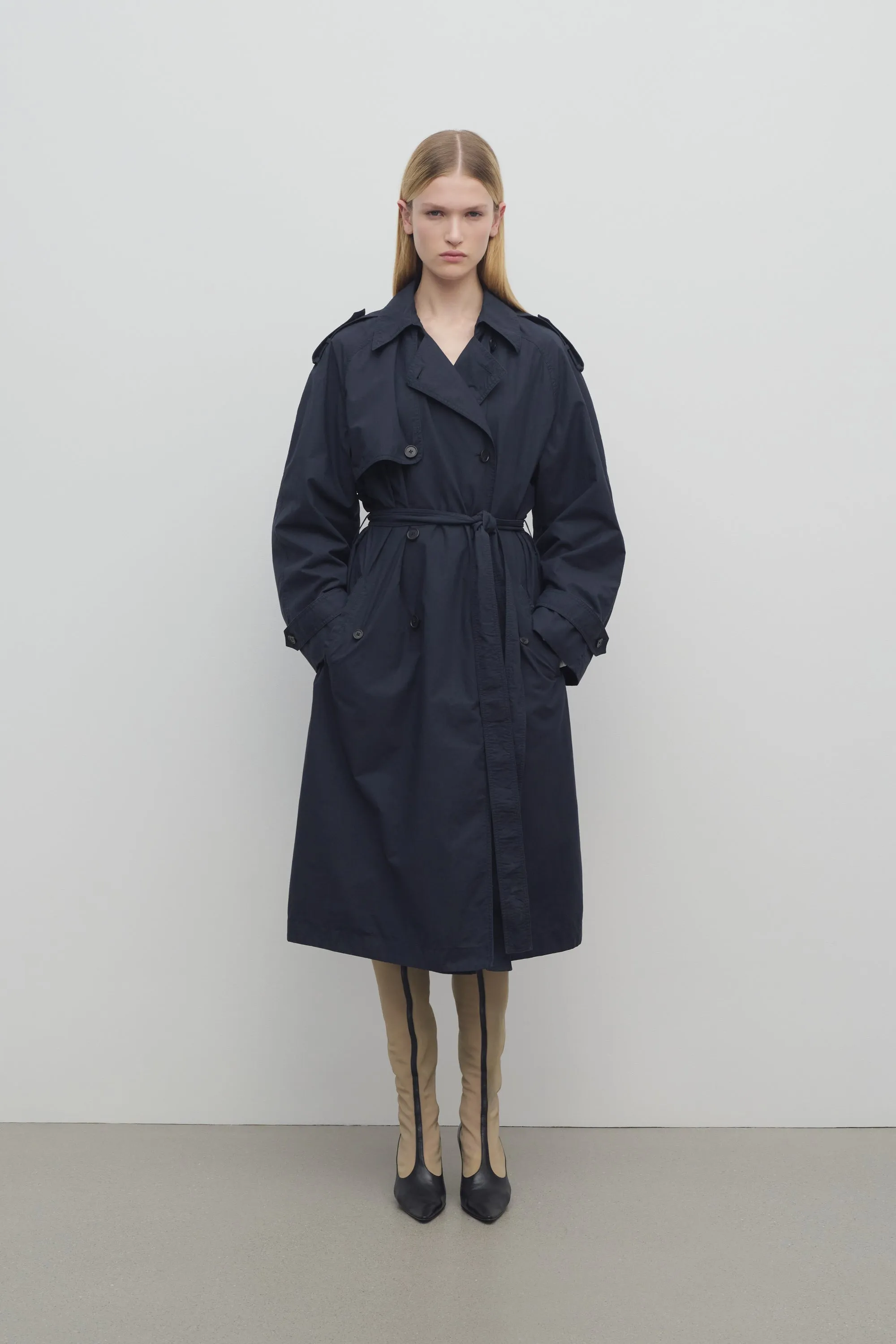 Juneon Coat in Cotton sold by The Row product image thumbnail 4