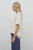 Jiselle Top in Linen and Cotton sold by The Row