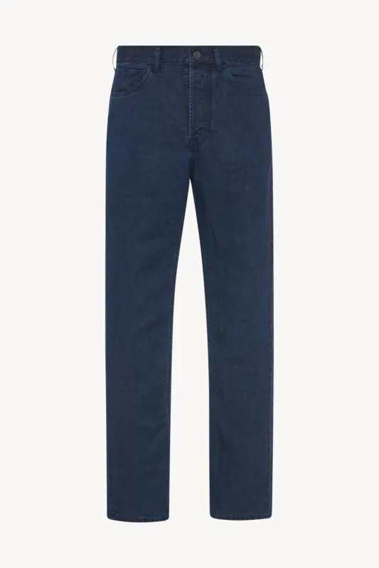 Hartley Jean in Linen sold by The Row