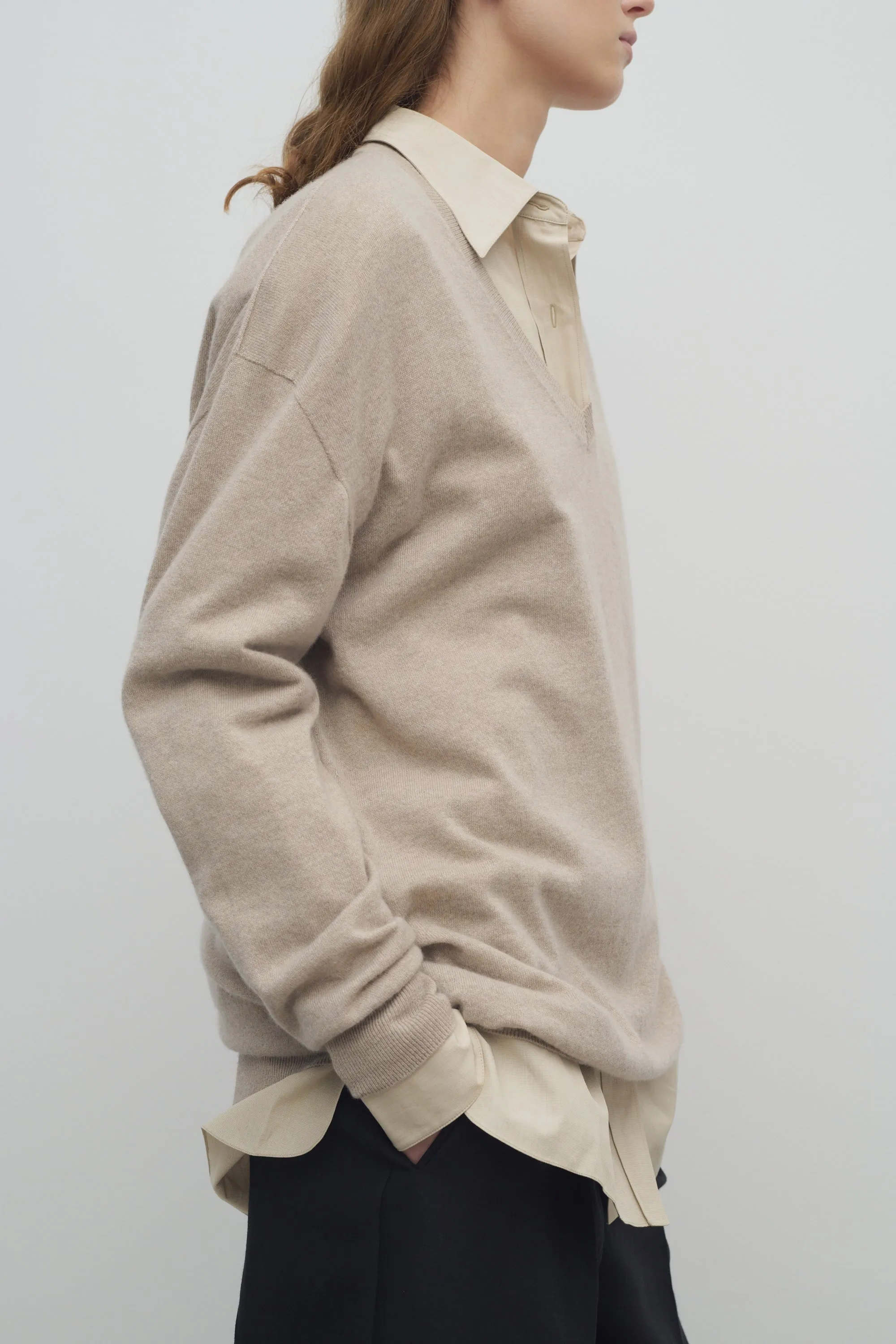 Jairo Sweater in Cashmere sold by The Row product image thumbnail 4