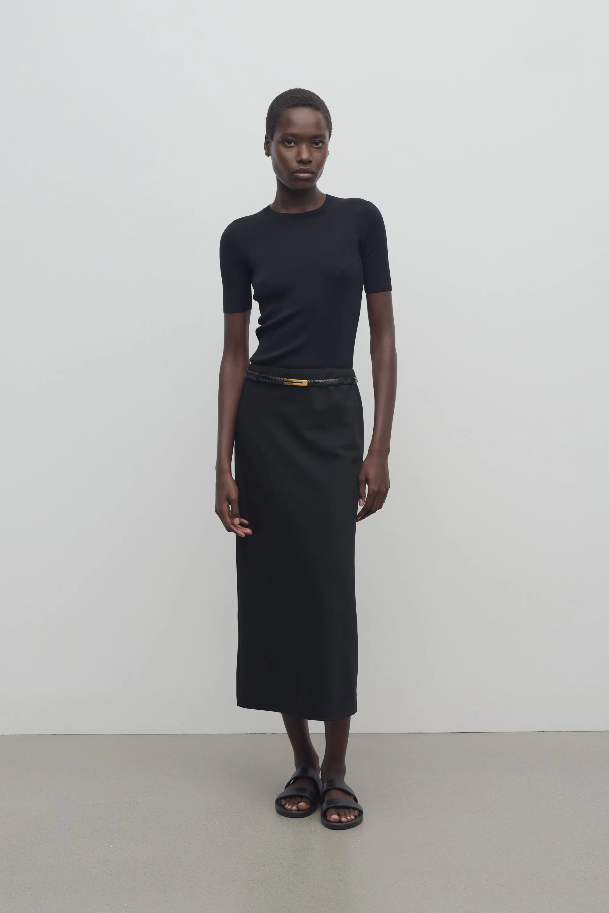 Jacson Skirt in Wool sold by The Row product image thumbnail 3