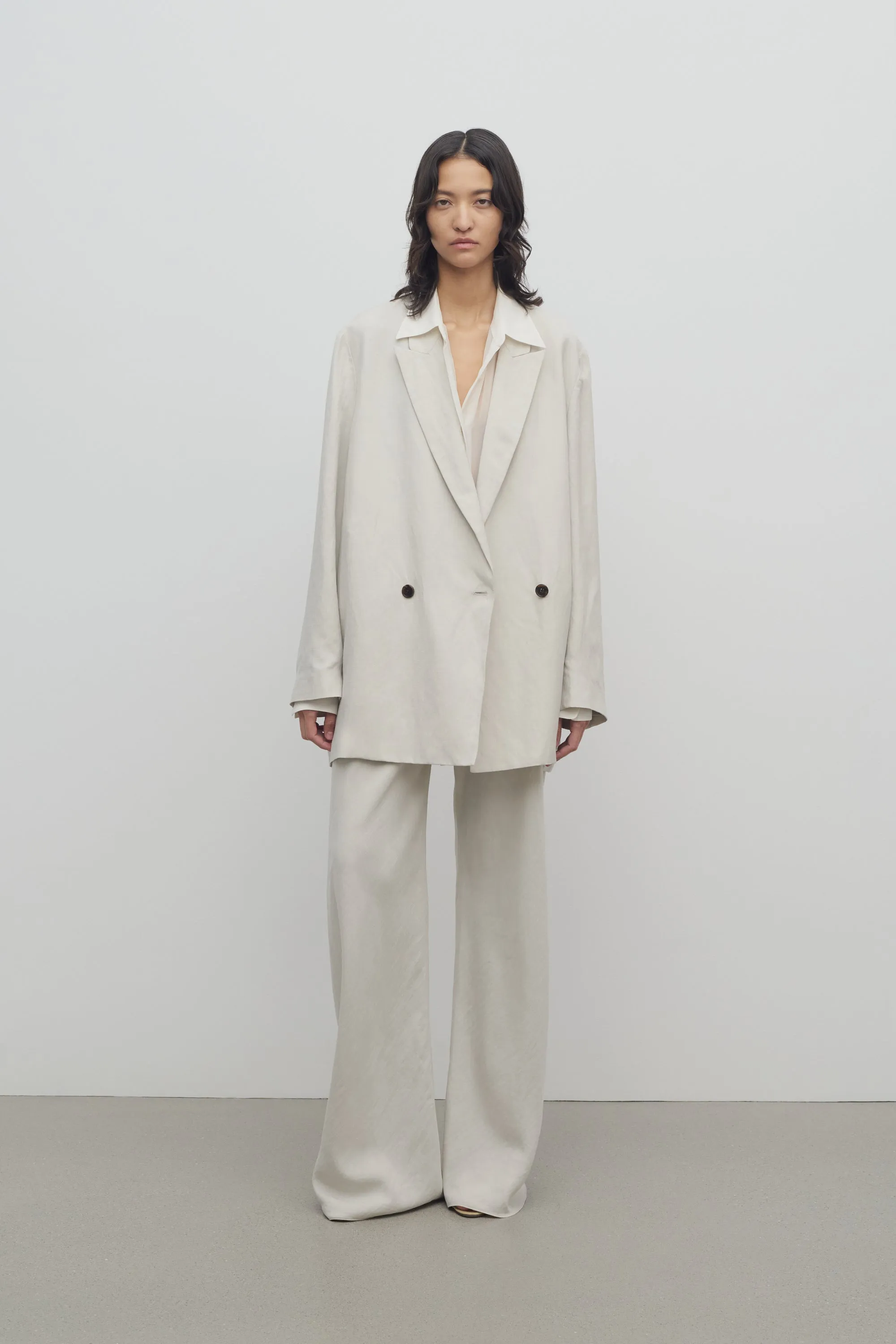 Gala Pant in Silk and Linen sold by The Row product image thumbnail 3