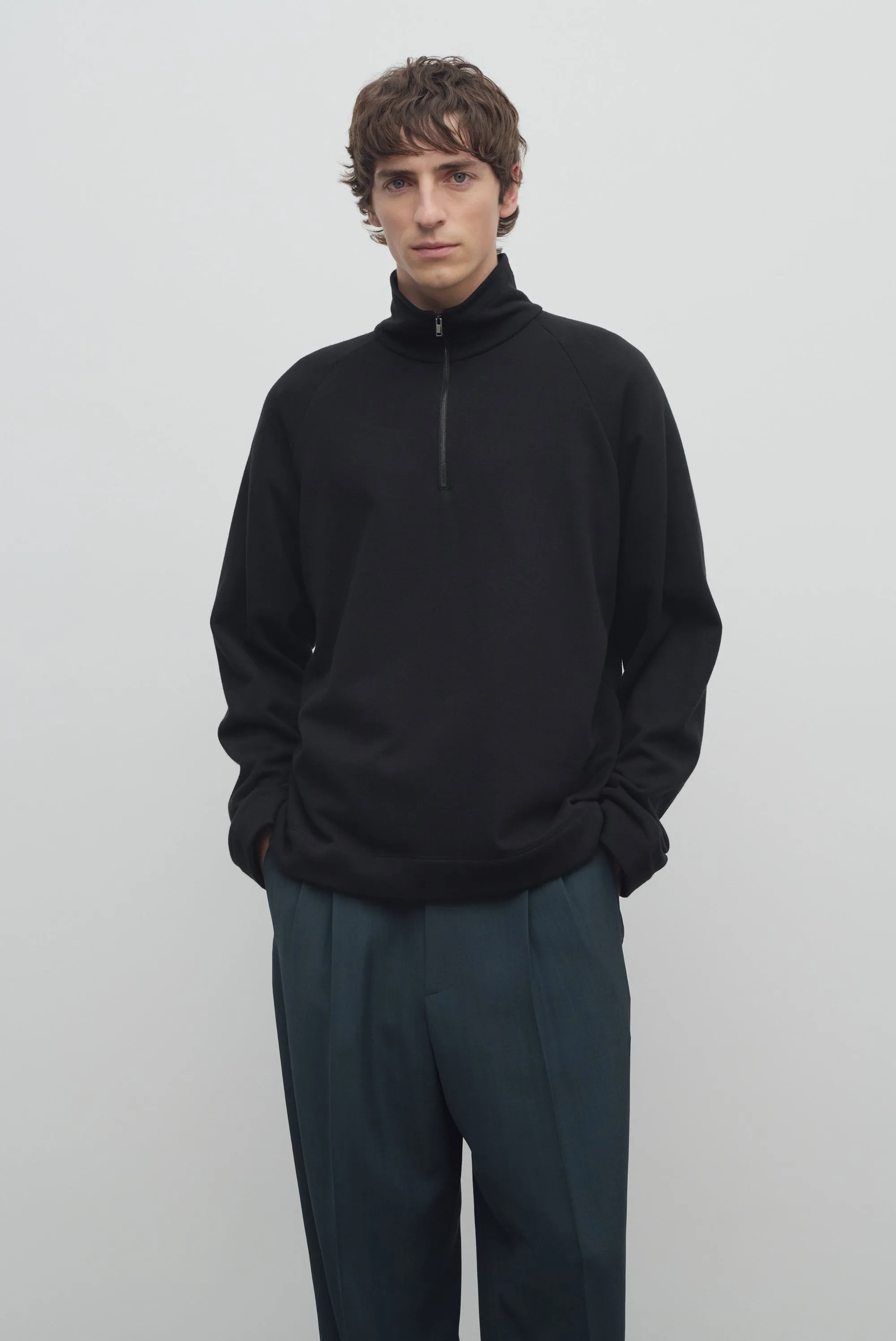 Gallagher Sweater in Cotton and Cashmere sold by The Row product image thumbnail 3