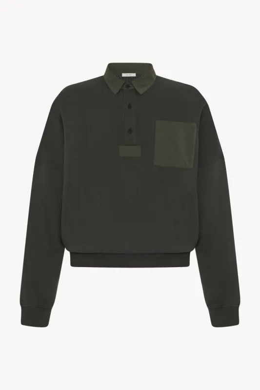 Dende Top in Cotton and Cashmere sold by The Row