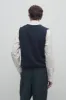 Cowen Vest in Virgin Wool and Cotton sold by The Row