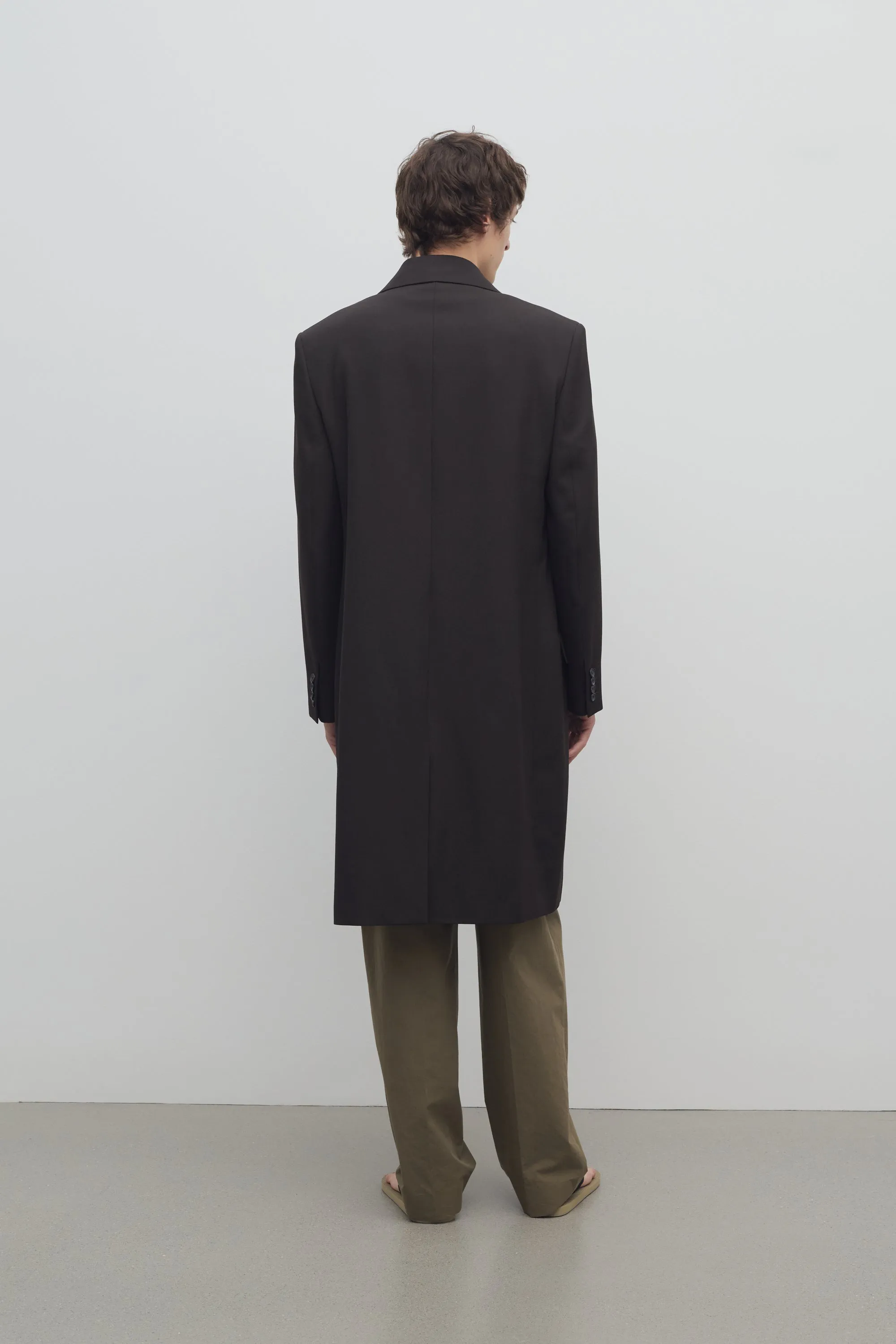 Cortlandt Coat in Virgin Wool sold by The Row product image thumbnail 5