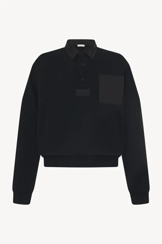 Dende Top in Cotton and Cashmere sold by The Row