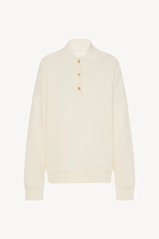 Corzas Sweatshirt in Cashmere and Cotton sold by The Row
