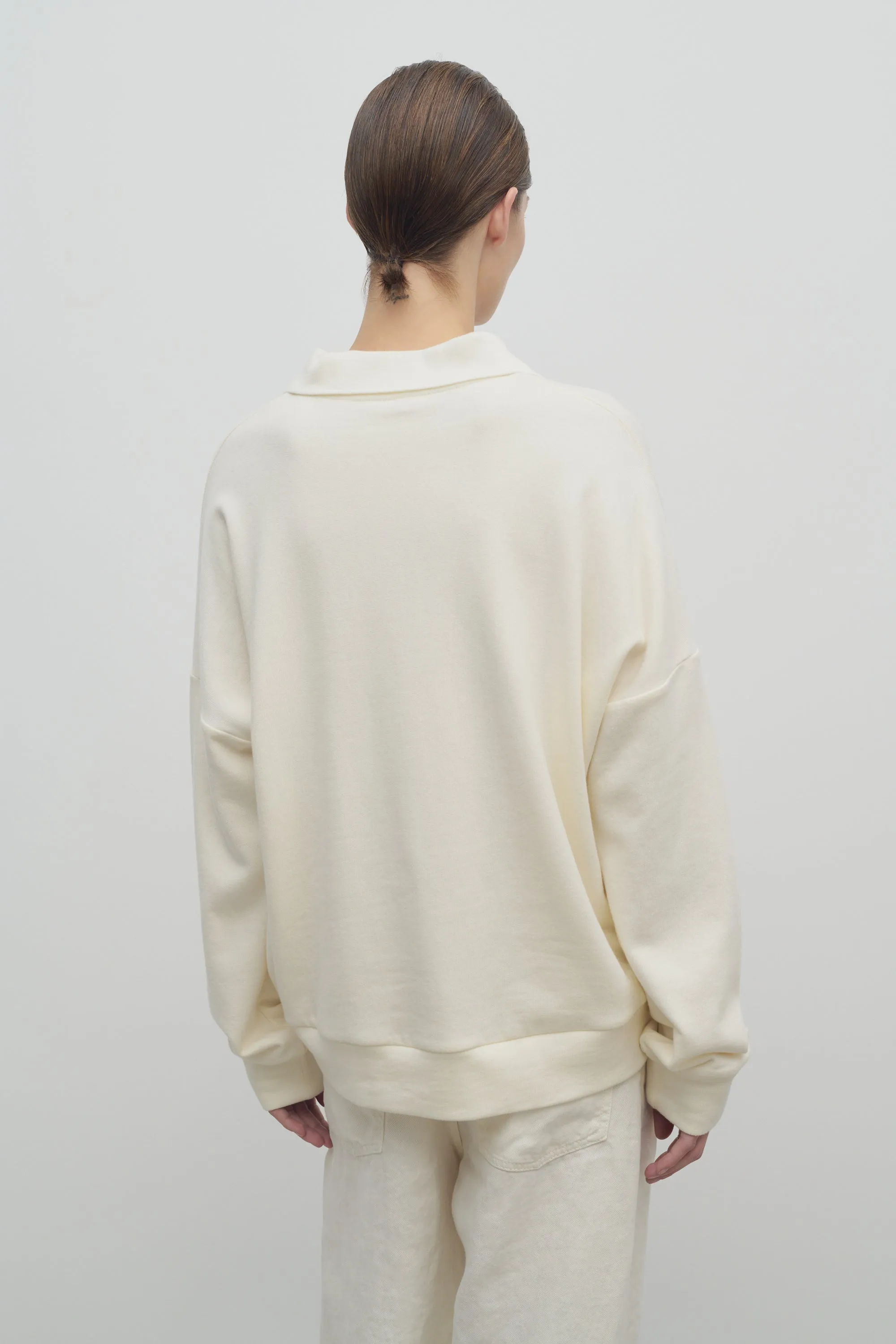 Corzas Sweatshirt in Cashmere and Cotton sold by The Row product image thumbnail 5