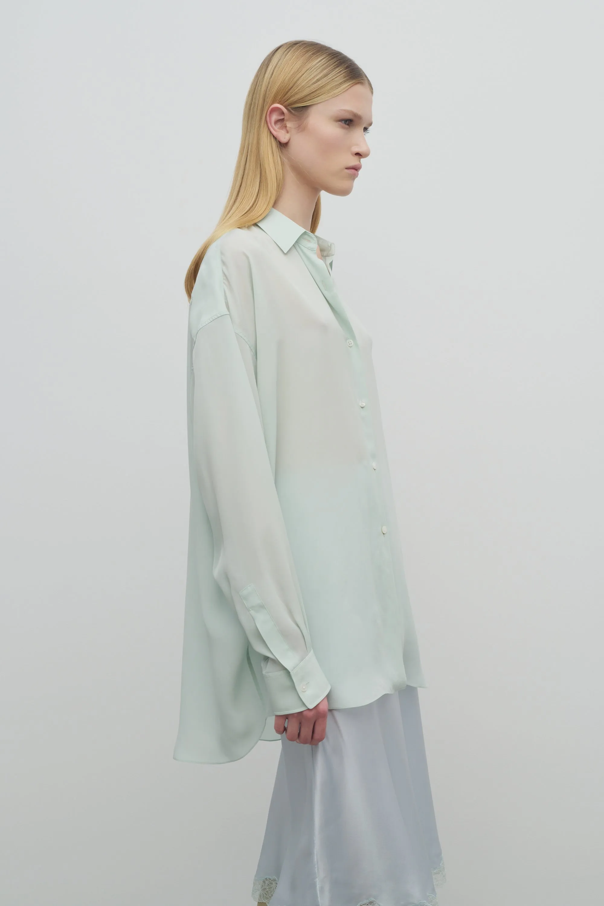 Caster Shirt in Cupro sold by The Row product image thumbnail 4