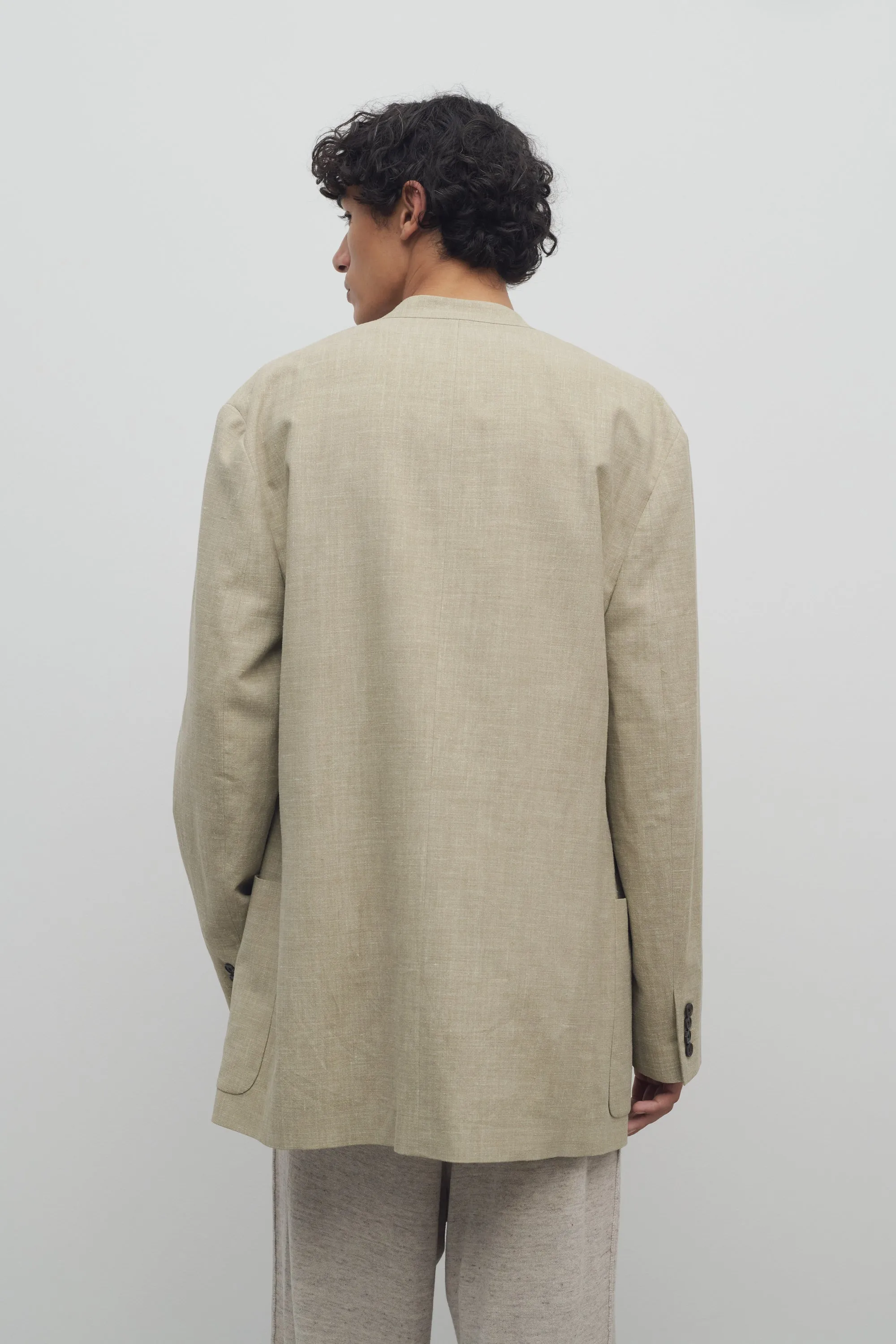 Casimir Jacket in Silk, Linen, and Virgin Wool sold by The Row product image thumbnail 5