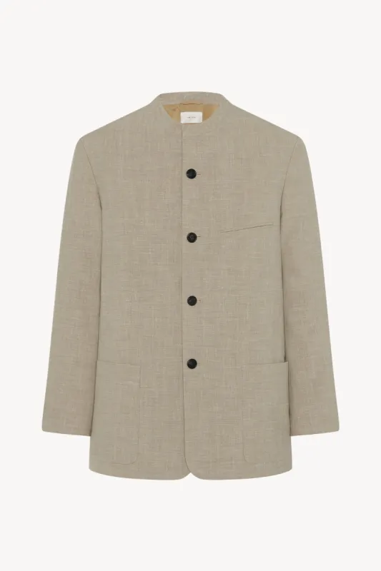 Casimir Jacket in Silk, Linen, and Virgin Wool sold by The Row