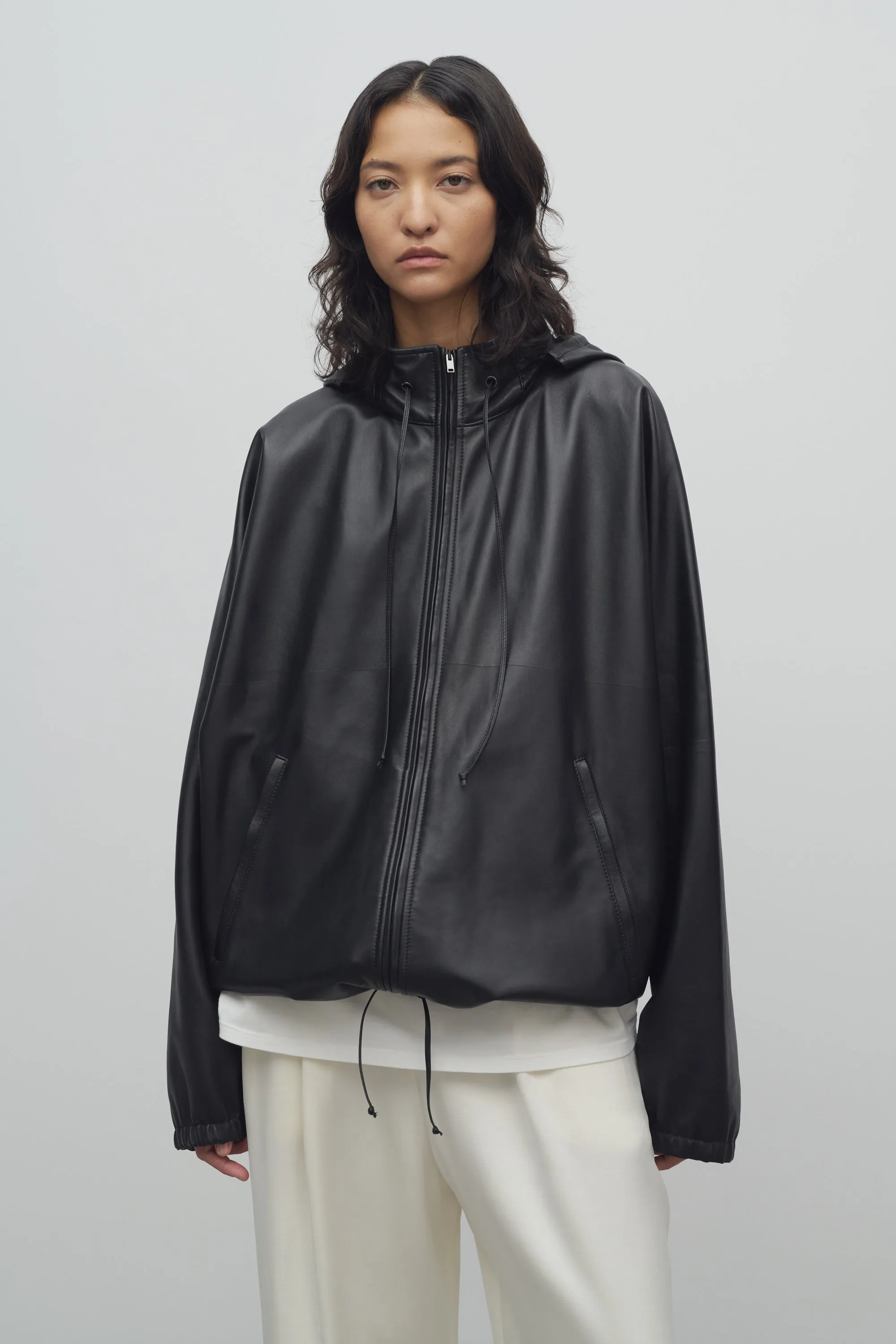 Jilly Jacket in Leather sold by The Row product image thumbnail 3