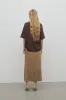 Esperanza Skirt in Linen and Viscose sold by The Row
