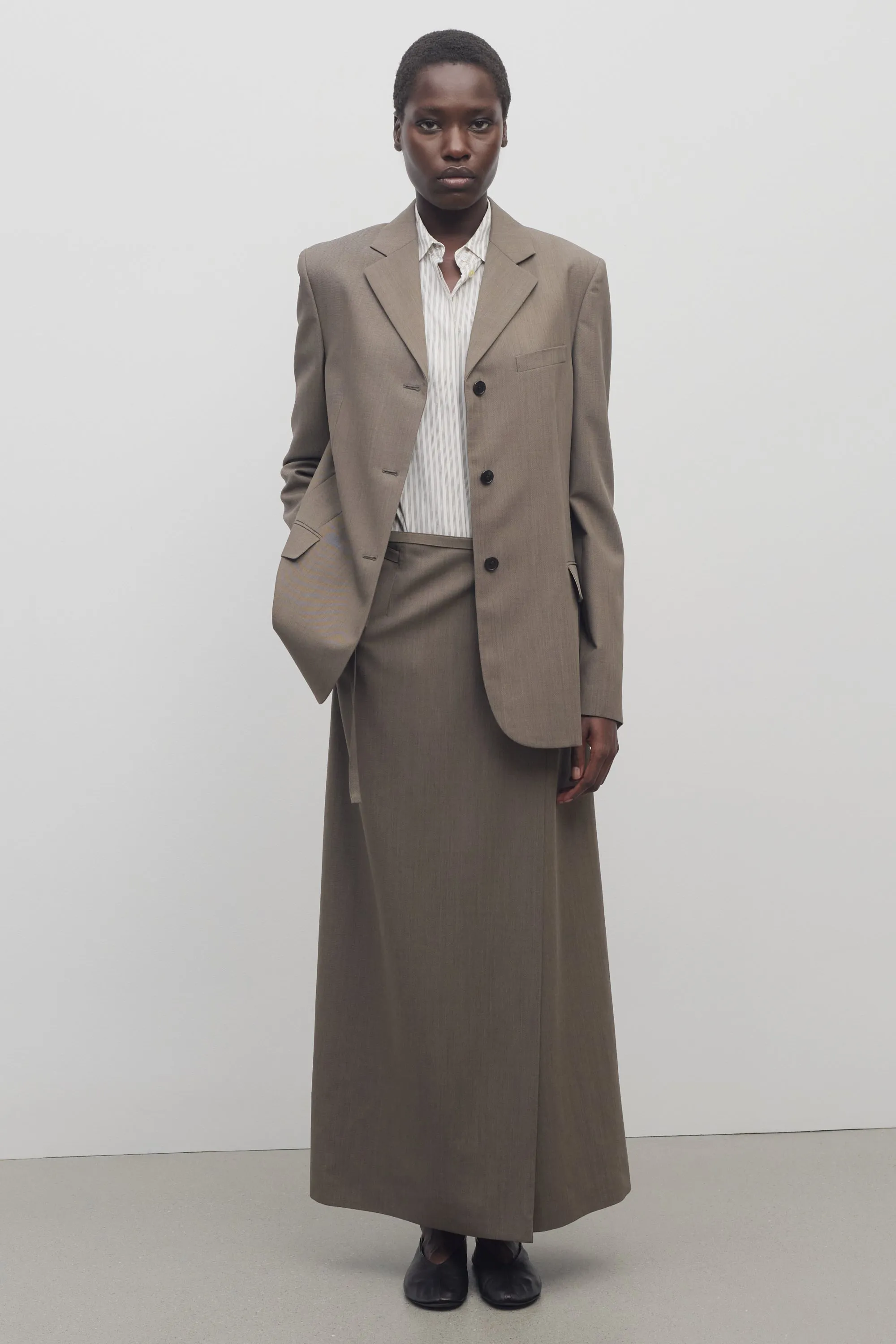 Toreva Skirt in Wool and Silk sold by The Row product image thumbnail 3