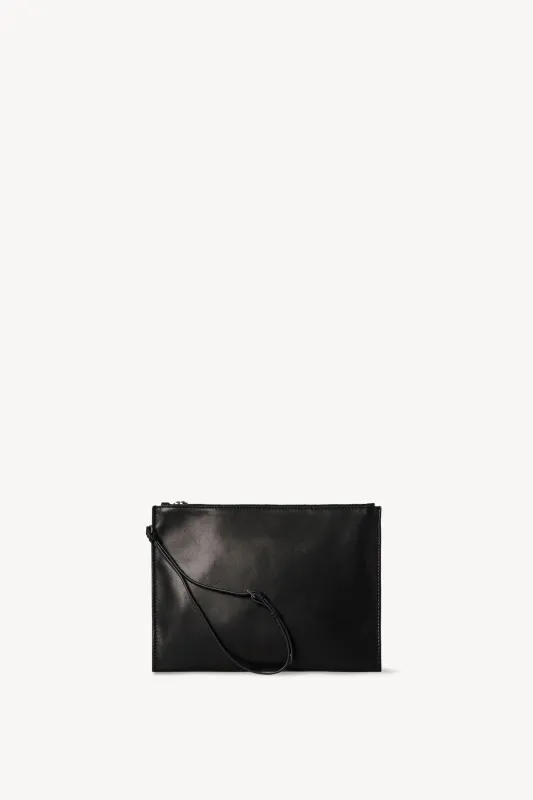 Wristlet Pouch in Leather sold by The Row