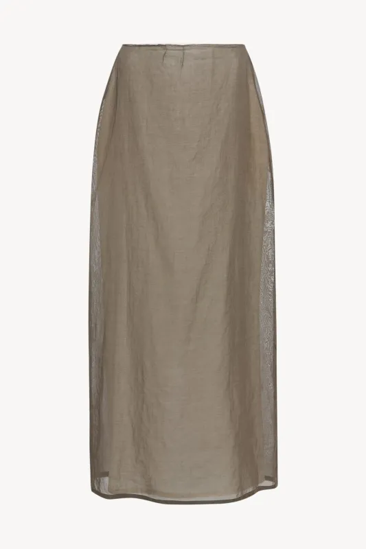 Zaira Skirt in Cotton sold by The Row