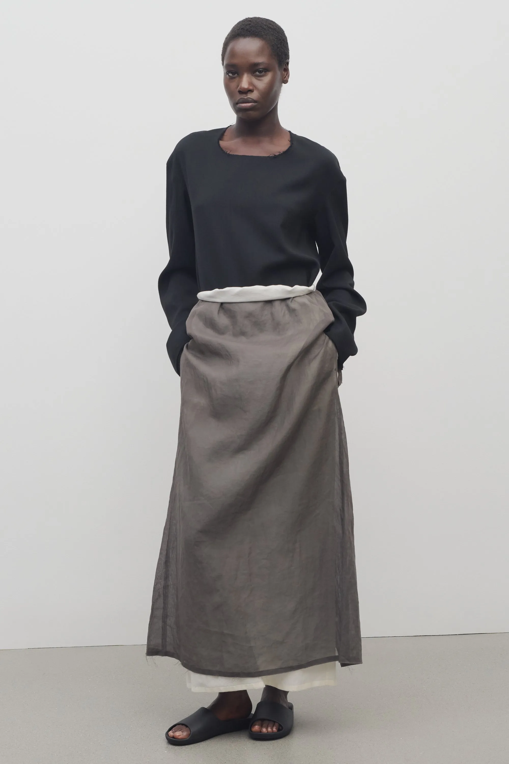 Zaira Skirt in Cotton sold by The Row product image thumbnail 3