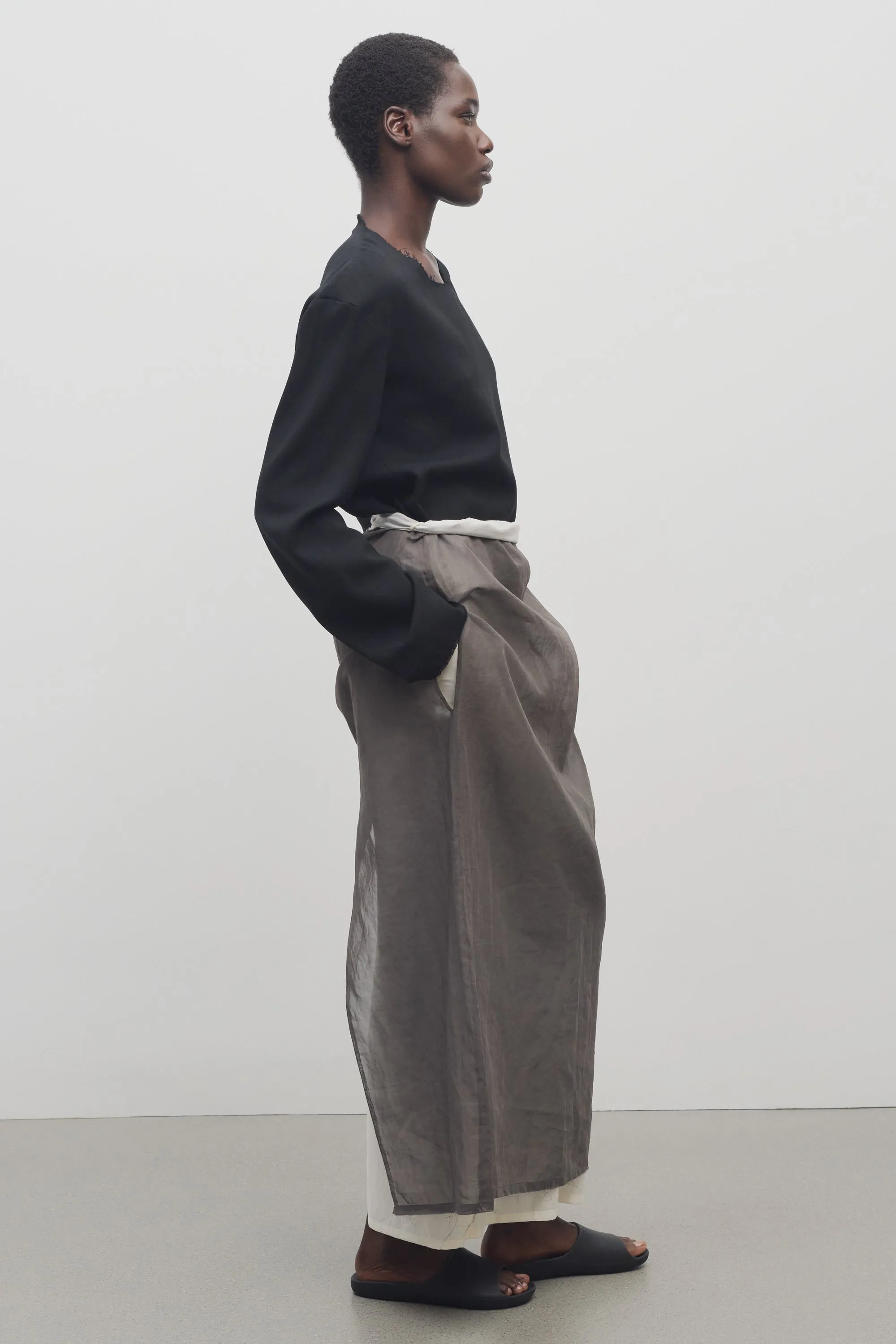 Zaira Skirt in Cotton sold by The Row product image thumbnail 4