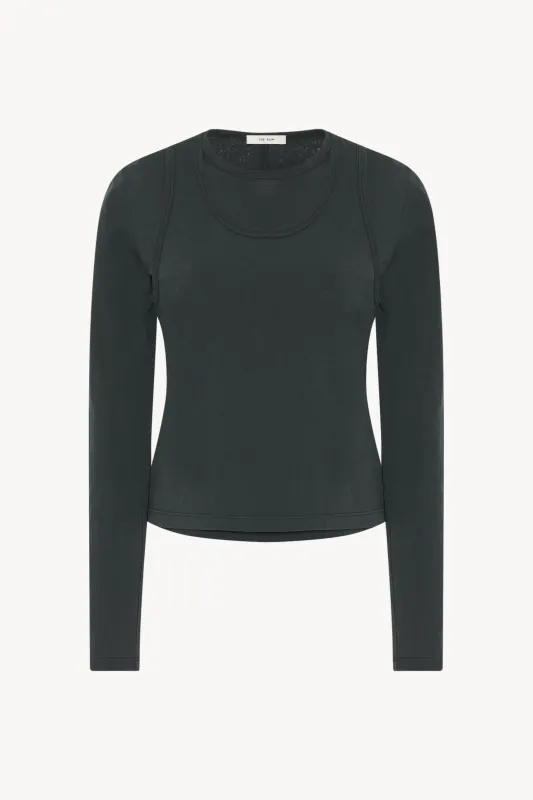 Seruni Top in Cotton sold by The Row