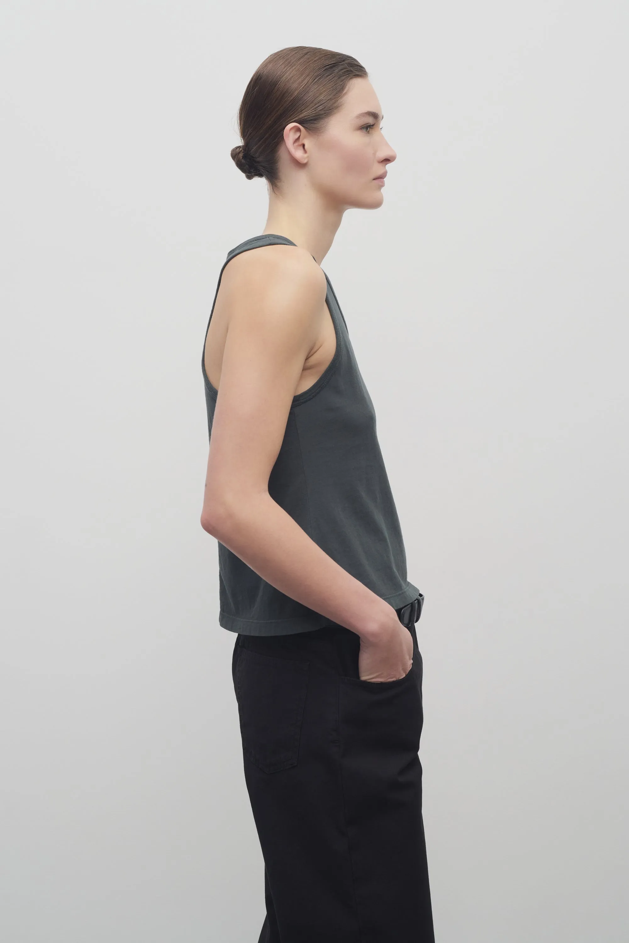 Serin Tank Top in Cotton sold by The Row product image thumbnail 4