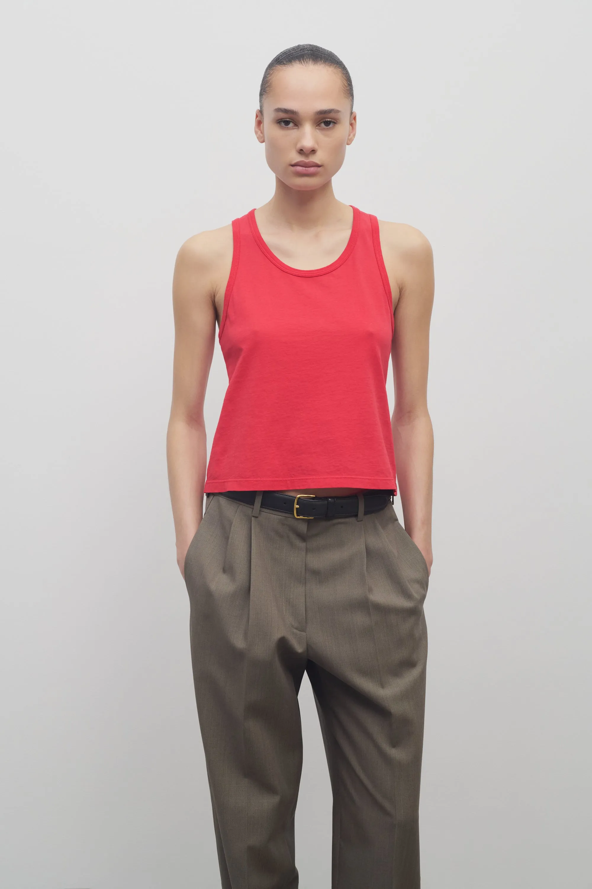 Serin Tank Top in Cotton sold by The Row product image thumbnail 3