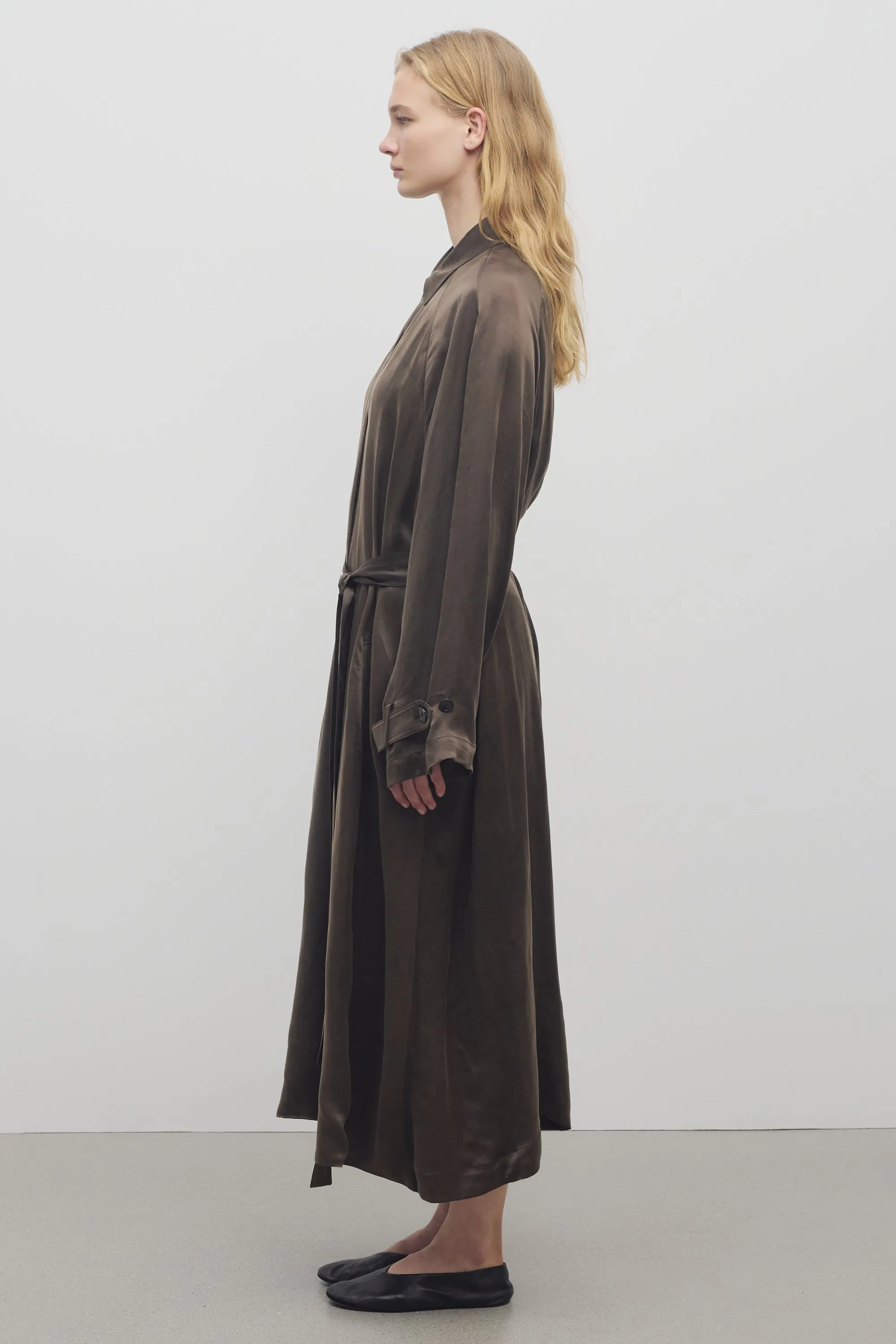 Ryo Coat in Cupro sold by The Row product image thumbnail 5