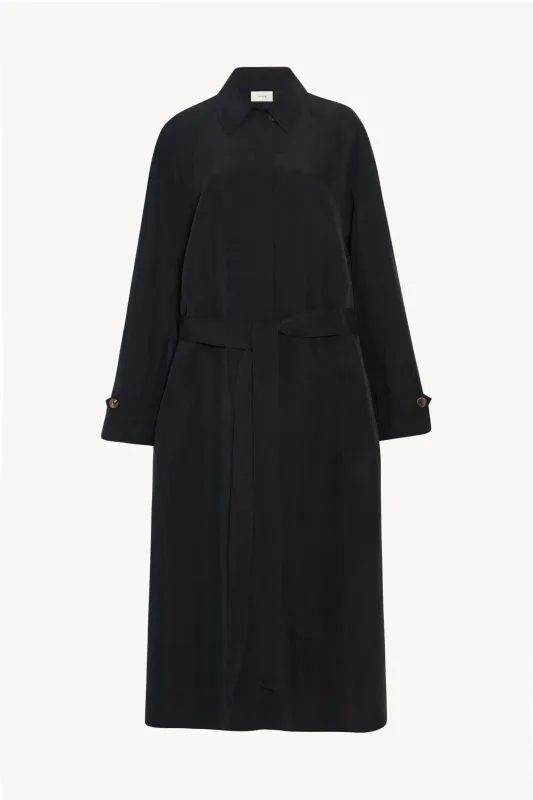 Ryo Coat in Silk sold by The Row